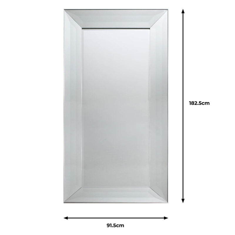 Gallery Ferrara leaner mirror 91x182cm, imported from the UK
