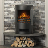 Flare Tunstall electric cylinder stove black 2kW, UK version