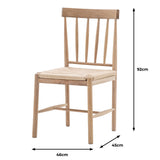 Gallery Eton rope dining chair 2 pack (British brand)