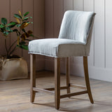 Costco UK Gallery Tarnby Grey Linen Bar Stool (2 Pack)- Buy online at McGrocer