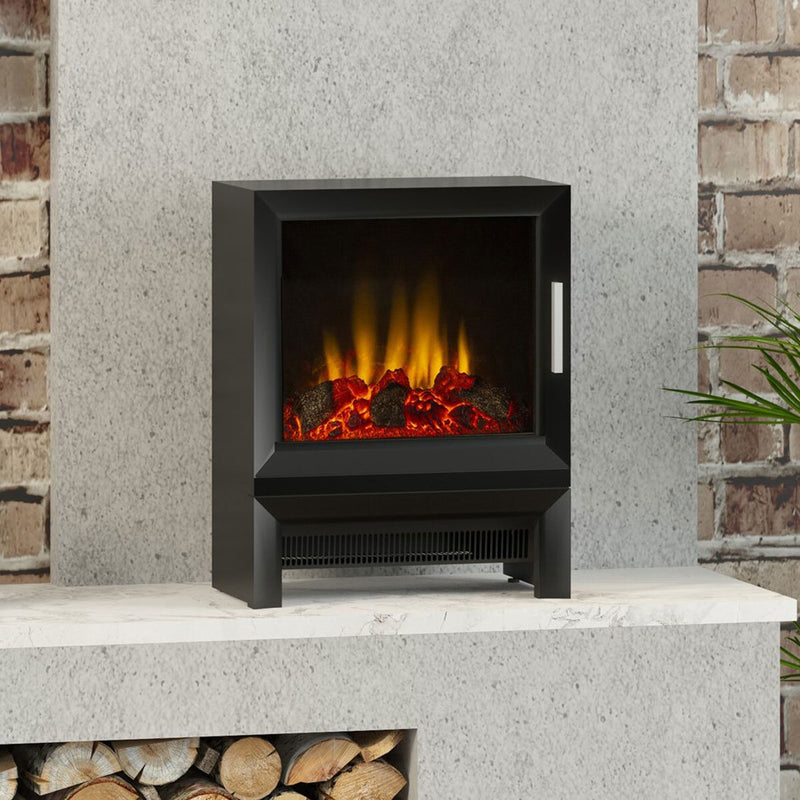 Flare Qube electric stove black 2kW, imported from the UK