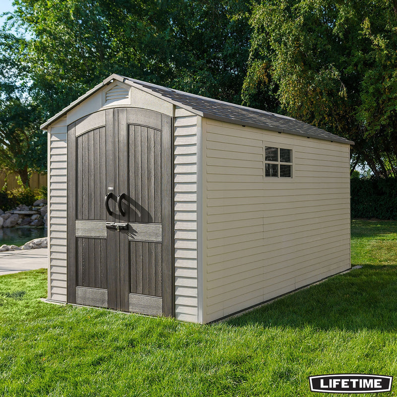 Lifetime outdoor storage shed 7ft x 12ft, UK version