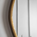 Gallery gold pebble mirror 70x90cm - British product