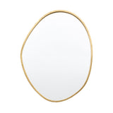 Gallery gold pebble mirror 70x90cm - British product