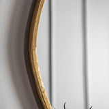 Gallery gold pebble mirror 70x90cm - British product