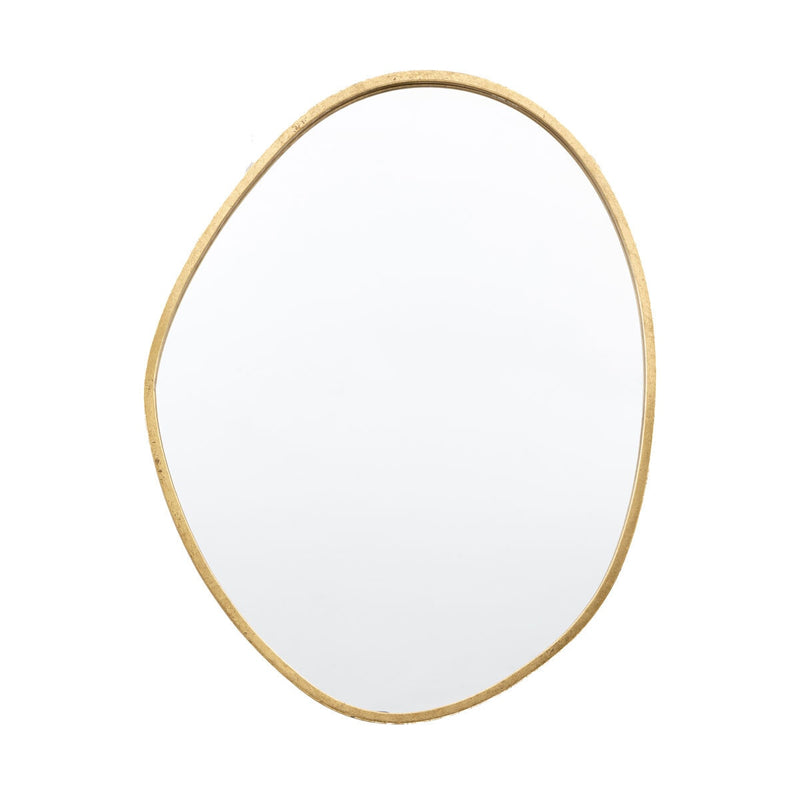 Gallery gold pebble mirror 70x90cm - British product