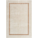 Nourison Glitz cream border rug 180x120 cm, imported from the UK