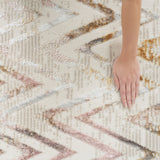 Nourison abstract shimmer runner rug 69 x 229 cm, UK version