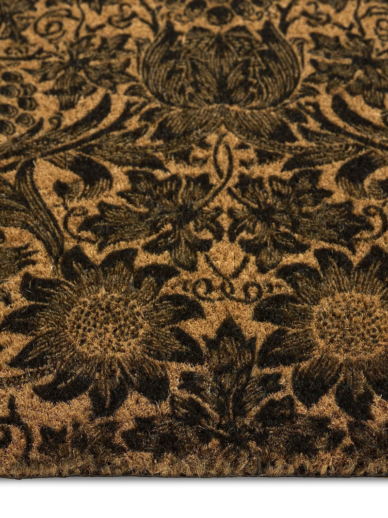Morris & Co sunflower coir doormat - British product