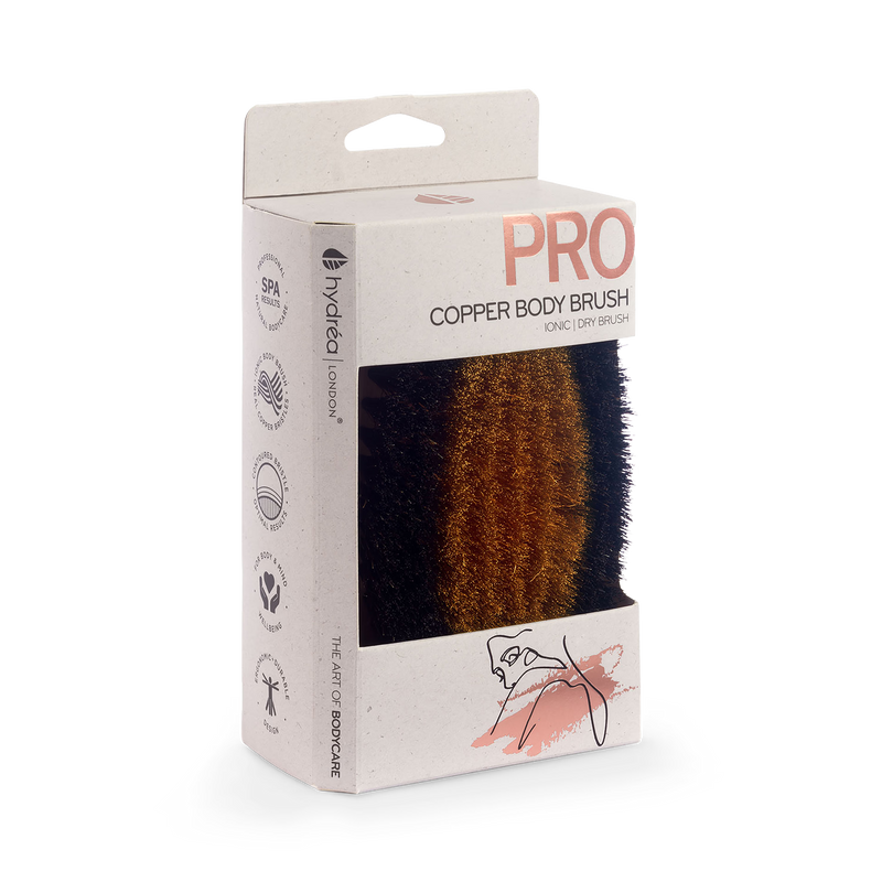 Hydréa London ionic copper dry body brush (British brand)
