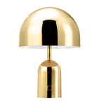 Tom Dixon portable bell table lamp with LED bulb and weighted stand, 28cm height (British brand)