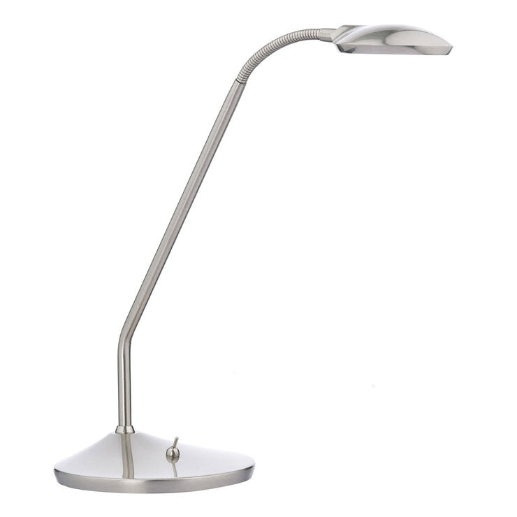 Wellington chrome LED task table lamp, imported from the UK