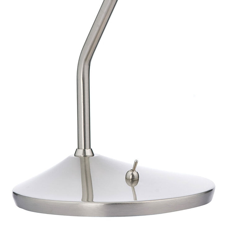 Wellington chrome LED task table lamp, imported from the UK