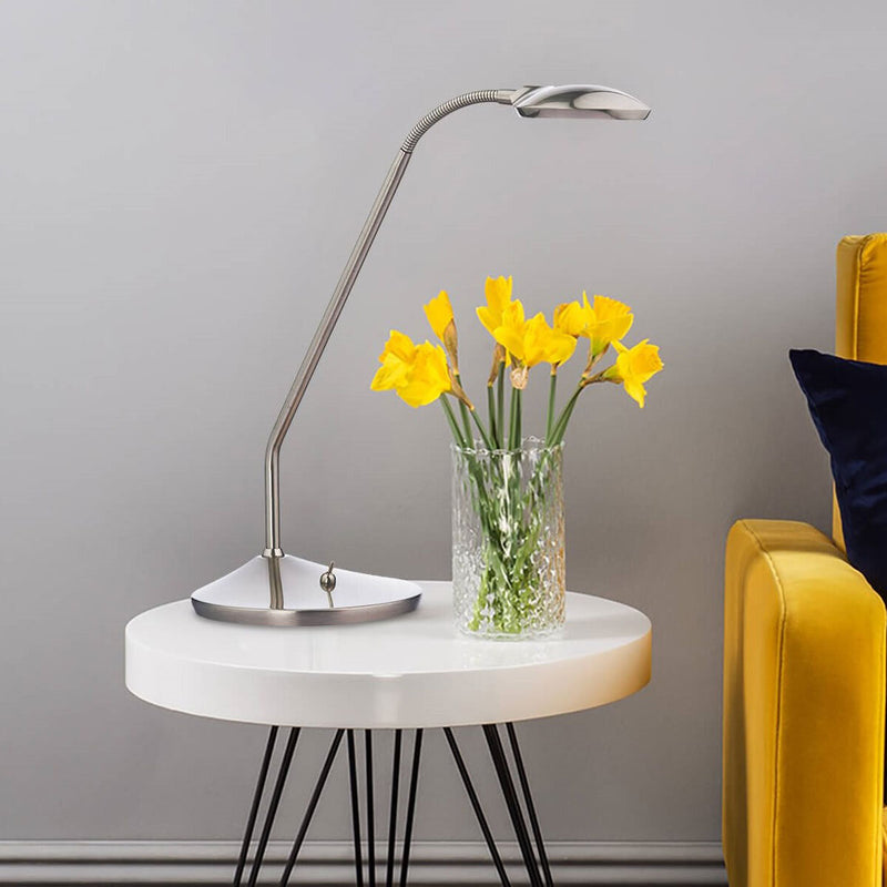 Wellington chrome LED task table lamp, imported from the UK