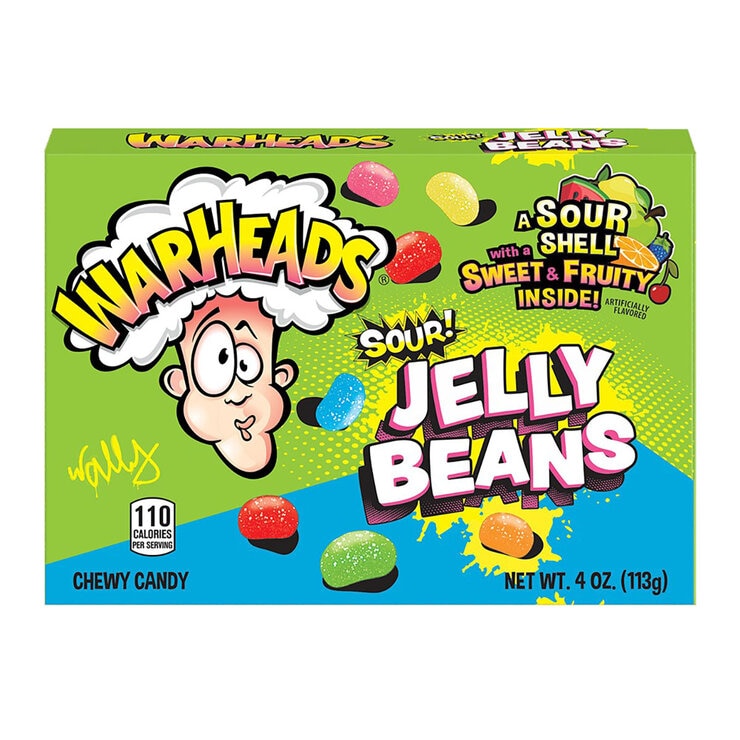 World of Sweets Warheads Mixed Sour Sweets 975g (British brand)