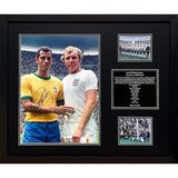 Costco UK Allstarsignings Carlos Alberto Signed Framed Photograph with Bobby Moore 55.5 x 66 cm- Buy online at McGrocer