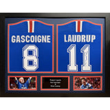 Costco UK Framed Rangers Football Shirts Signed by Brian Laudrup and Paul Gascoigne- Buy online at McGrocer