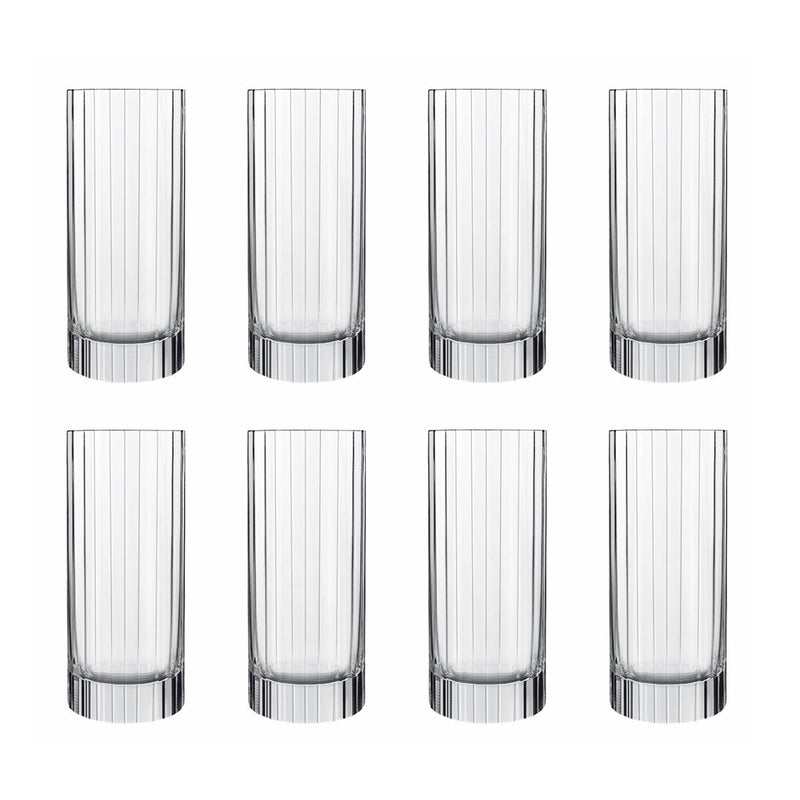 Luigi Bormioli Bach hi-ball glasses 360ml 8 pack, imported from the UK