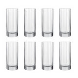 Luigi Bormioli Bach hi-ball glasses 360ml 8 pack, imported from the UK