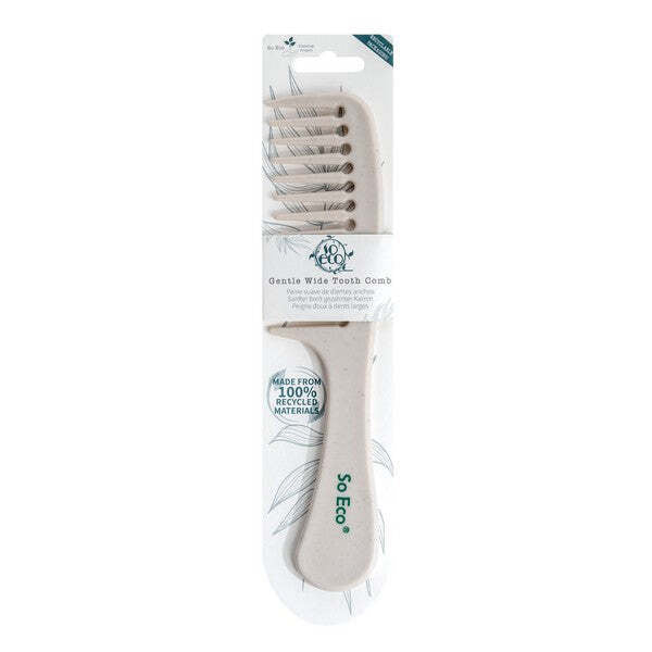 So Eco Gentle Wide Tooth Comb hair tool (British brand)