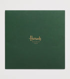 Harrods silk jacquard pocket square 32cm, imported from the UK