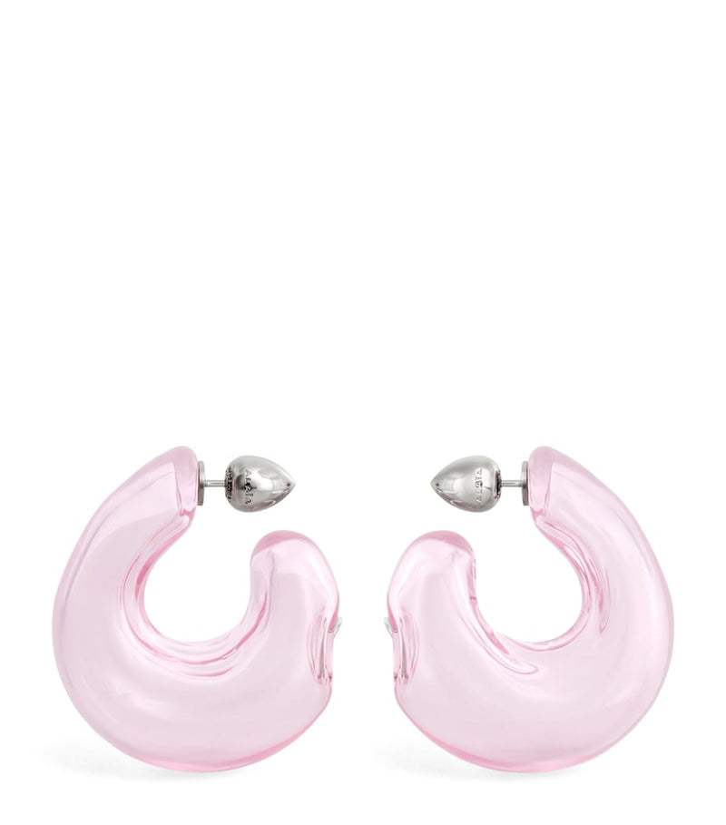 Alaïa glass bubble hoop earrings 4.5cm, UK version