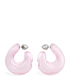 Alaïa glass bubble hoop earrings 4.5cm, UK version
