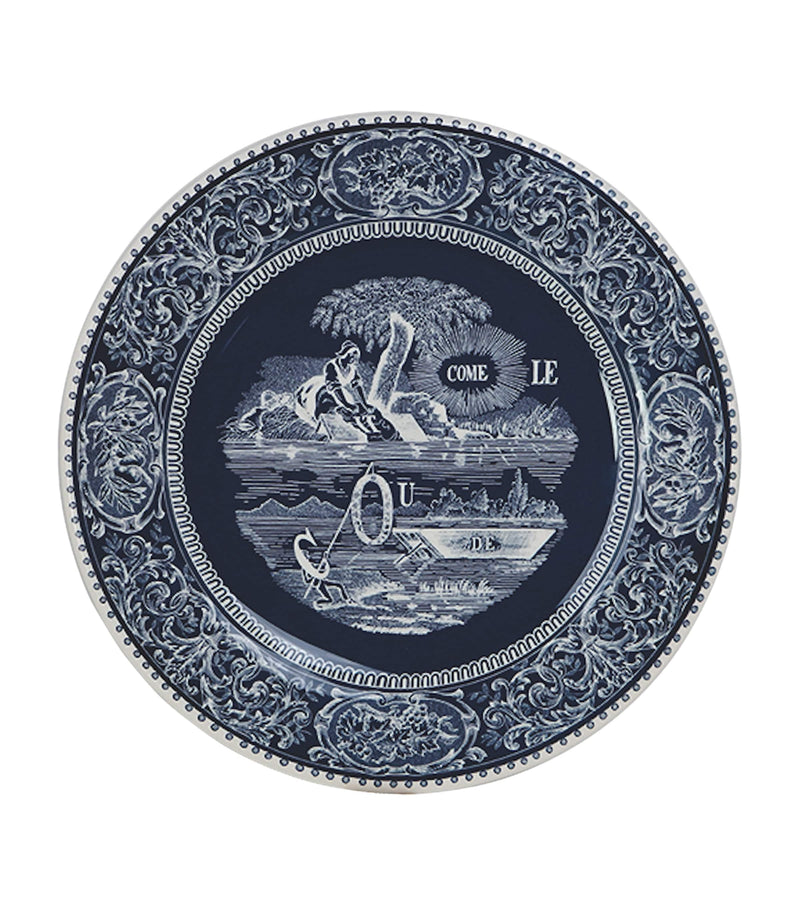 Gien Dépareillé dessert plates set of 6 ceramic, UK version