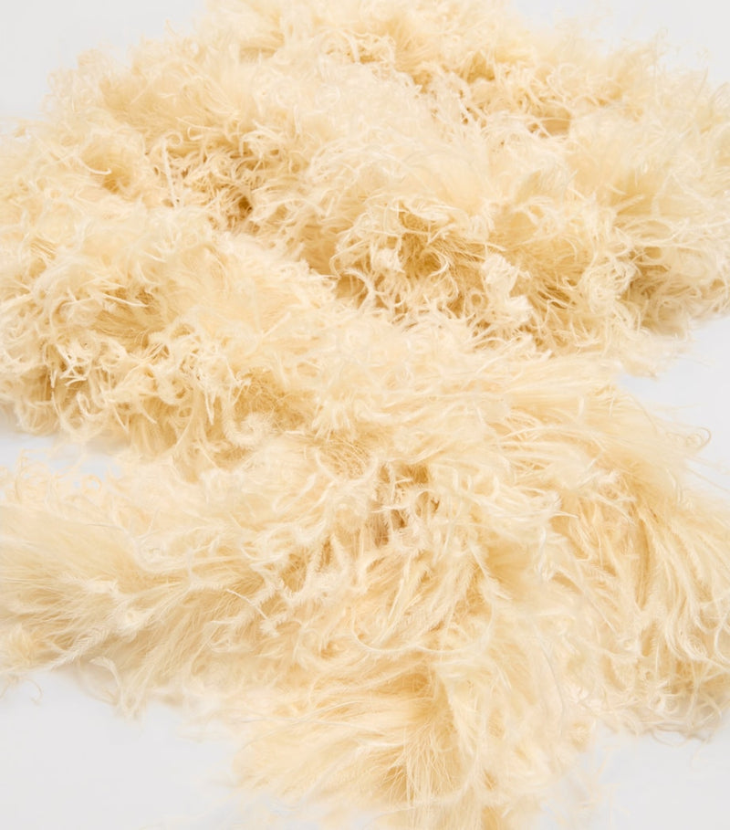 Valentino Garavani feather scarf with ostrich and turkey feathers, UK version