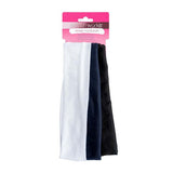 Superdrug Brushworks Jersey Headbands 3 Pack Classic Colours Cotton Hair Band- Buy online at McGrocer