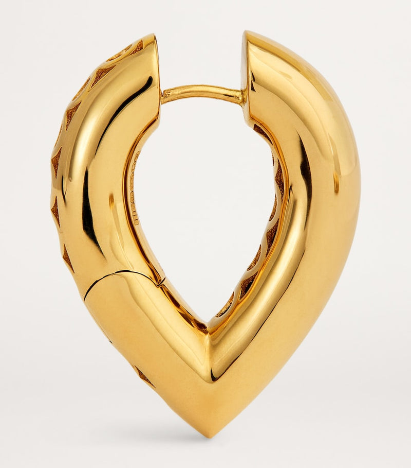 Engelbert gold drop link earrings - British product