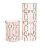 O.W. London tall bone china loop vase 22.5cm - British product
