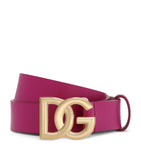Dolce&Gabbana Kids calfskin belt with DG buckle 2cm (British brand)