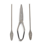 Harrods stainless steel lobster utensil set with tongs and tools, UK version