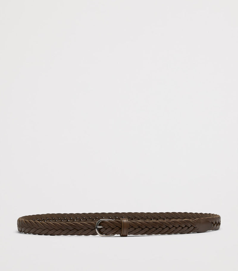 Dunhill woven leather belt imported from the UK