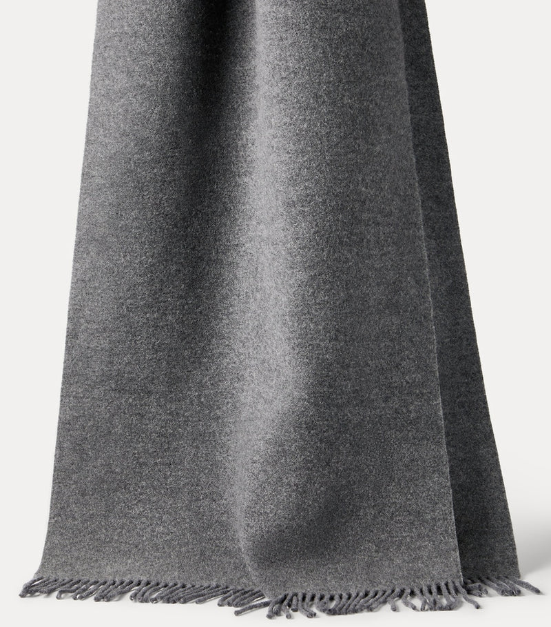 Brunello Cucinelli wool-cashmere hooded scarf (British brand)