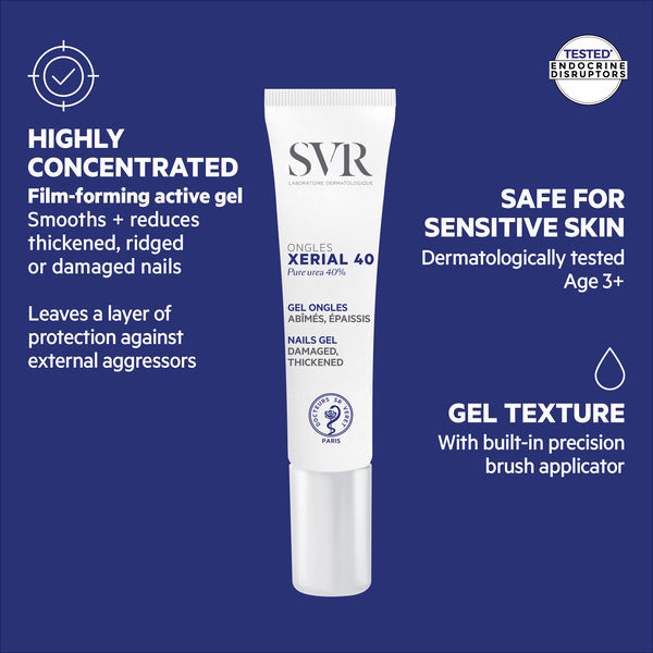 SVR Xerial 40 Nail Repair Treatment 10ml (British brand)