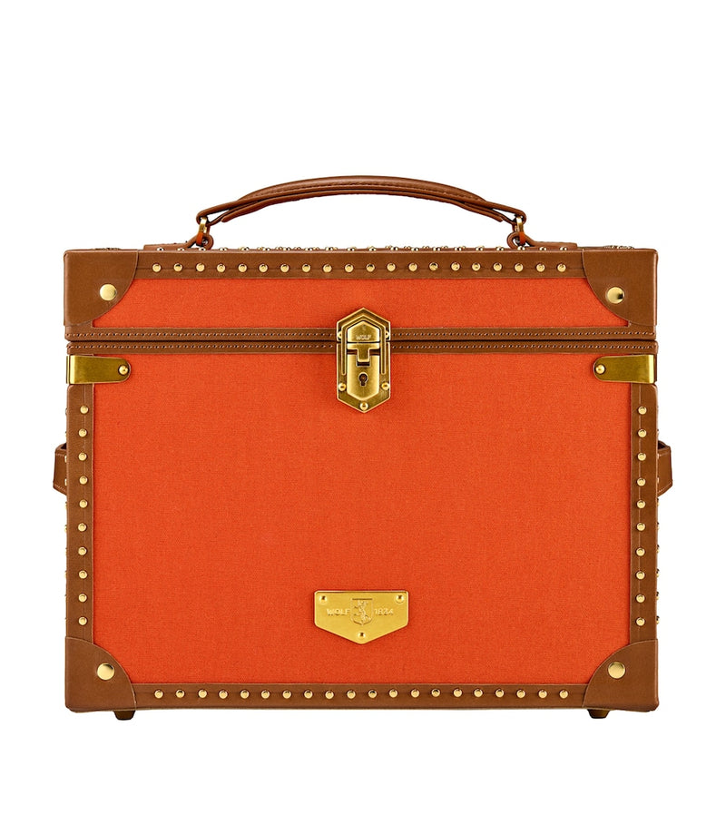 WOLF Canvas Ida Trunk Jewellery Box