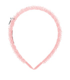 Monnalisa pearl and sequin embellished children's headband, imported from the UK