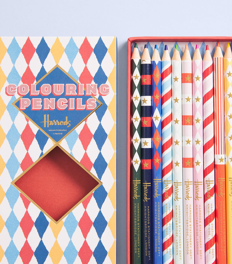 Harrods colouring pencils pack of 10, UK version