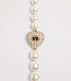 Valentino Garavani Coeur Royal beaded necklace with crystals - British product