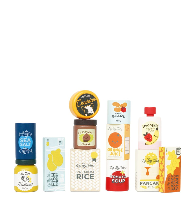 Le Toy Van toy grocery set weekly shop 12 pieces, UK version