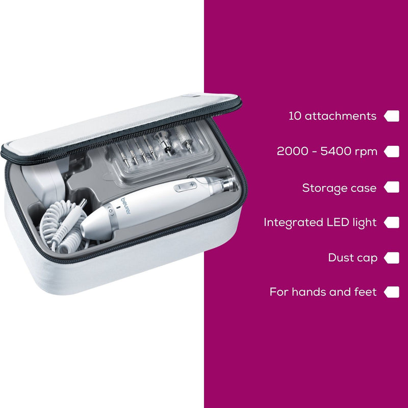 Beurer MP62 manicure and pedicure set - British product