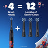 Oral-B toothbrush head Spiderman 2 pack, imported from the UK