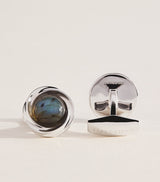 Harrods Tateossian Rhodium-Plated Sterling Silver Mobius Cufflinks- Buy online at McGrocer