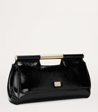 Dolce&Gabbana Sicily clutch bag leather gold hardware, UK version