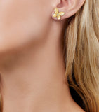 Graff yellow gold diamond butterfly earrings, UK version