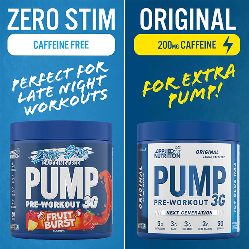 Applied Nutrition Pump 3G Pre Workout Fruit Burst 375g - British product