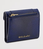 Bvlgari Serpenti Forever compact karung leather wallet, UK version