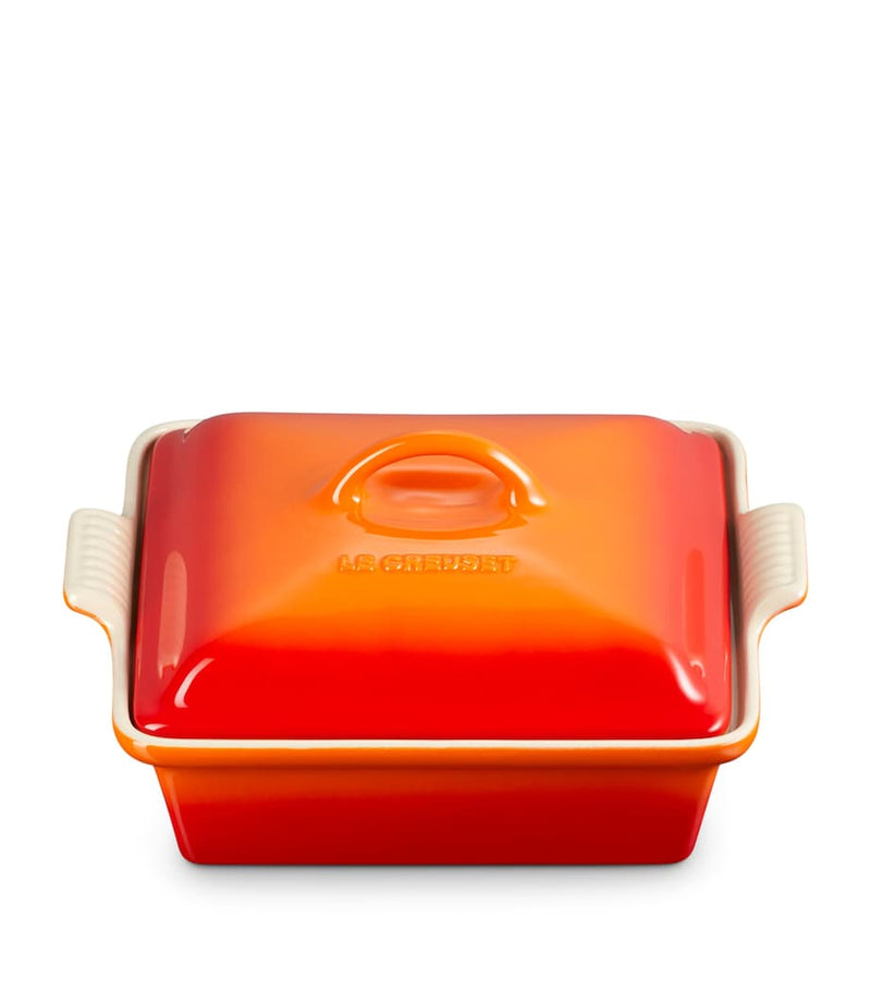 Le Creuset stoneware square dish 23cm, UK version